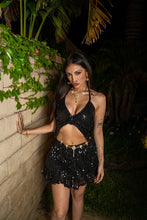 Load image into Gallery viewer, Midnight Mami Ruffle Skirt Set