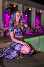 Load image into Gallery viewer, Purple Kaleidoscope Bollywood Set