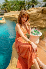 Load image into Gallery viewer, Golden Peach Magic Dress