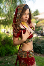 Load image into Gallery viewer, Midnight maroon fairy set