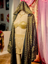 Load image into Gallery viewer, Black Lotus Kimono with hood
