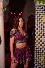 Load image into Gallery viewer, Cosmic Garden Mini Skirt Set