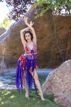 Load image into Gallery viewer, Ruby Amethyst Butterfly Set