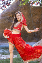 Load image into Gallery viewer, Fire Princess Bollywood Set