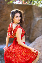 Load image into Gallery viewer, Fire Princess Bollywood Set