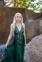 Load image into Gallery viewer, Emerald Divine Magic Dress