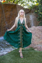 Load image into Gallery viewer, Emerald Divine Magic Dress