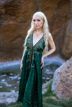 Load image into Gallery viewer, Emerald Divine Magic Dress