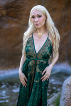 Load image into Gallery viewer, Emerald Divine Magic Dress