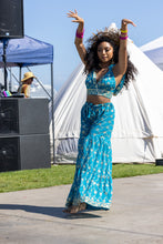 Load image into Gallery viewer, Blue Lotus Sharara Pants Set
