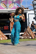 Load image into Gallery viewer, Blue Lotus Sharara Pants Set