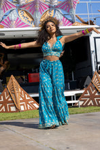 Load image into Gallery viewer, Blue Lotus Sharara Pants Set