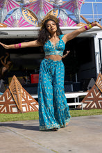 Load image into Gallery viewer, Blue Lotus Sharara Pants Set