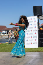 Load image into Gallery viewer, Blue Lotus Sharara Pants Set