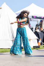 Load image into Gallery viewer, Blue Lotus Sharara Pants Set