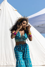 Load image into Gallery viewer, Blue Lotus Sharara Pants Set