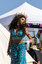 Load image into Gallery viewer, Blue Lotus Sharara Pants Set