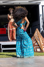 Load image into Gallery viewer, Blue Lotus Sharara Pants Set