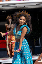 Load image into Gallery viewer, Blue Lotus Sharara Pants Set