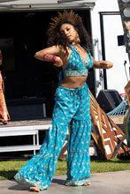 Load image into Gallery viewer, Blue Lotus Sharara Pants Set