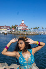 Load image into Gallery viewer, Blue Lotus Sharara Pants Set