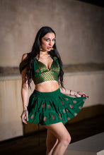 Load image into Gallery viewer, Emerald Dragon Micro Mini Skirt Set