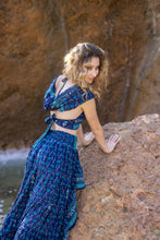 Load image into Gallery viewer, Bohemian Sapphire Bollywood Set