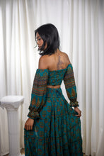 Load image into Gallery viewer, Bohemian Turquoise Bollywood Set