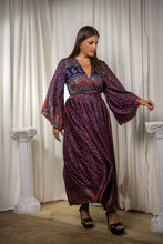 Load image into Gallery viewer, Bohemian Peacock Anarkali Dress