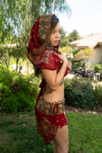 Load image into Gallery viewer, Midnight maroon fairy set