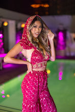 Load image into Gallery viewer, Amber Rose Sharara Pants Set