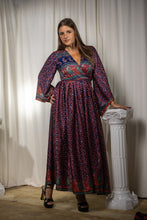 Load image into Gallery viewer, Bohemian Peacock Anarkali Dress