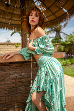 Load image into Gallery viewer, Baby Blue Bandhani Bollywood Set