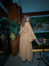 Load image into Gallery viewer, Golden Sunset Anarkali Dress
