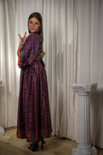 Load image into Gallery viewer, Bohemian Peacock Anarkali Dress