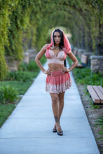 Load image into Gallery viewer, Peach Princess Mini Skirt Set