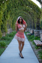 Load image into Gallery viewer, Peach Princess Mini Skirt Set