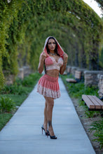 Load image into Gallery viewer, Peach Princess Mini Skirt Set