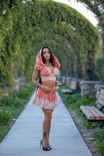 Load image into Gallery viewer, Peach Princess Mini Skirt Set