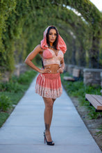 Load image into Gallery viewer, Peach Princess Mini Skirt Set