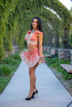 Load image into Gallery viewer, Peach Princess Mini Skirt Set