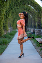 Load image into Gallery viewer, Peach Princess Mini Skirt Set