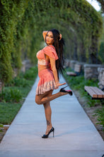 Load image into Gallery viewer, Peach Princess Mini Skirt Set