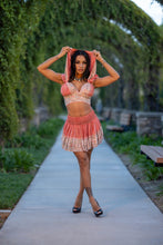 Load image into Gallery viewer, Peach Princess Mini Skirt Set