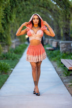 Load image into Gallery viewer, Peach Princess Mini Skirt Set