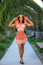 Load image into Gallery viewer, Peach Princess Mini Skirt Set