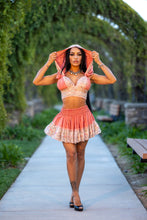 Load image into Gallery viewer, Peach Princess Mini Skirt Set