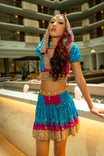 Load image into Gallery viewer, Ocean Jewel Mini Skirt Set