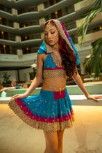 Load image into Gallery viewer, Ocean Jewel Mini Skirt Set