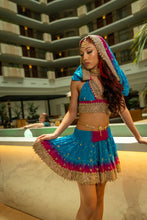 Load image into Gallery viewer, Ocean Jewel Mini Skirt Set